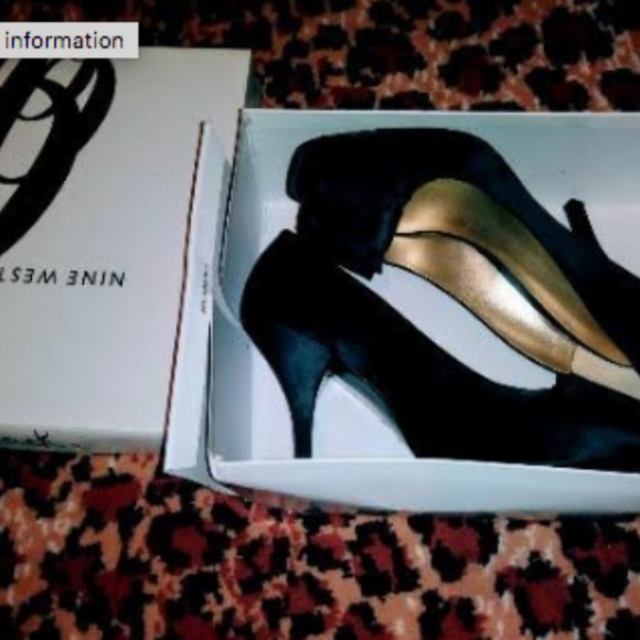 Women's Nine west satin kitten heel - Picture 7 of 7